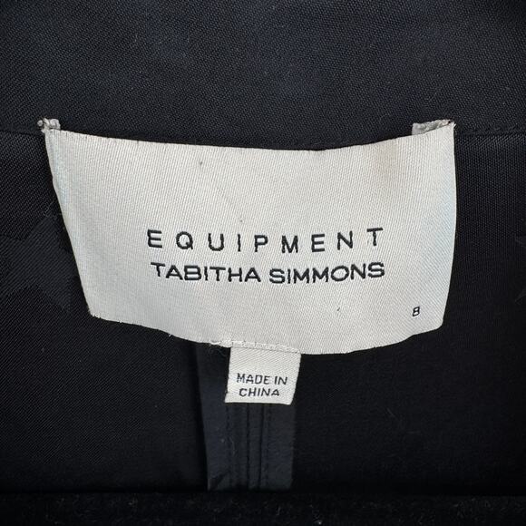 Equipment x Tabitha Simmons Blazer Hamptons Star Print Embossed Jacket Size 8 - Picture 3 of 9